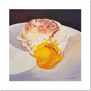 Egg Sandwich - food painting Posters and Art